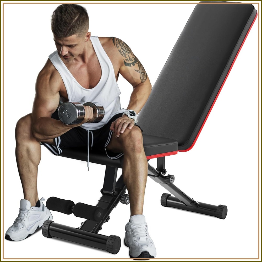 Home Gym Weight Bench - Adjustable Weight Bench for Full Body