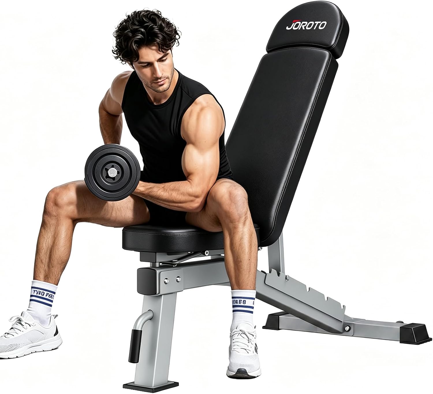 Home Gym Weight Bench - Adjustable Weight Bench 1300LBS Capacity, Multi-Position