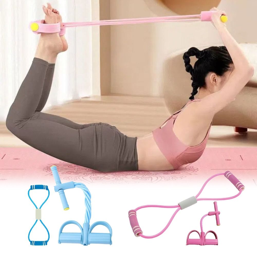 Home Gym Resistance - 6-Tube Resistance Bands Fitness Equipment Set