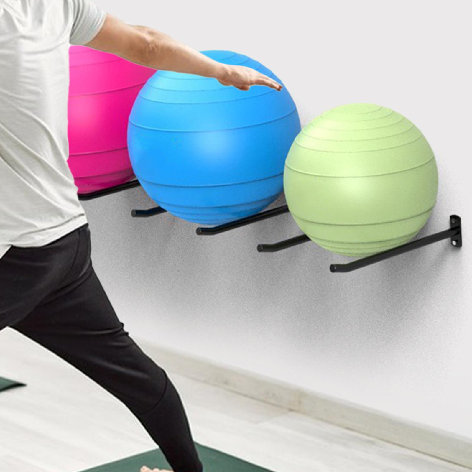 Exercise Ball Holder Pack of 2 - Home Gym Yoga Storage 评论和价格