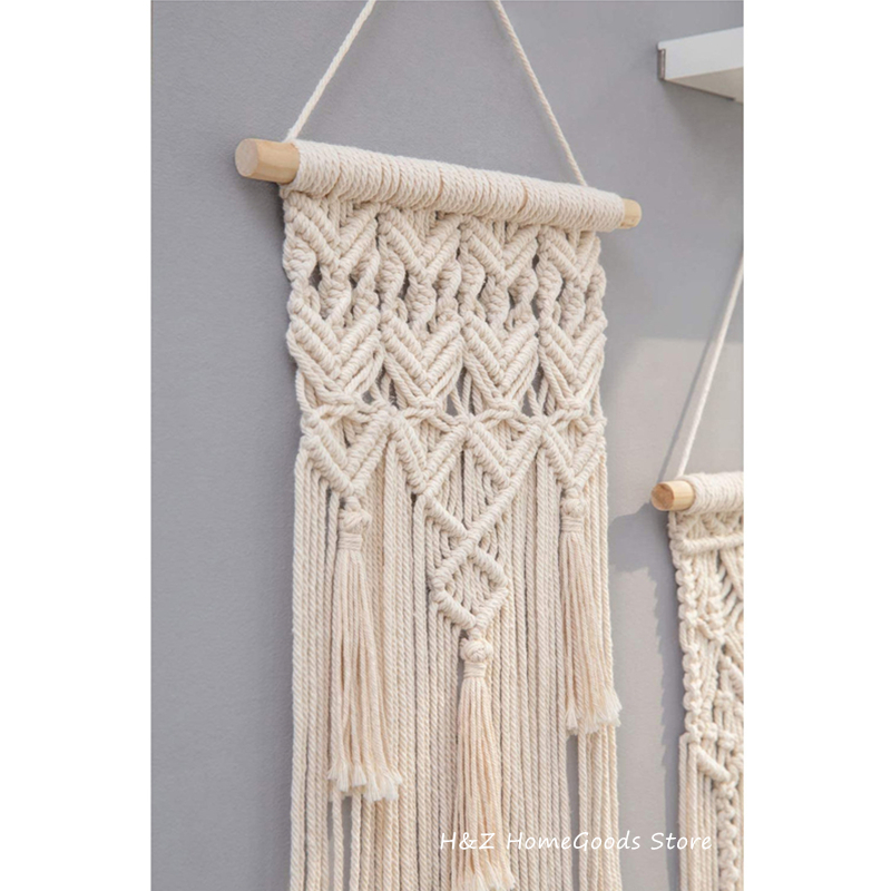 Hot Macrame Wall Hanging Tapes - Home Gym Decor 评论和价格