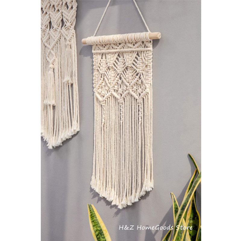 Hot Macrame Wall Hanging Tapes - Home Gym Decor 评论和价格