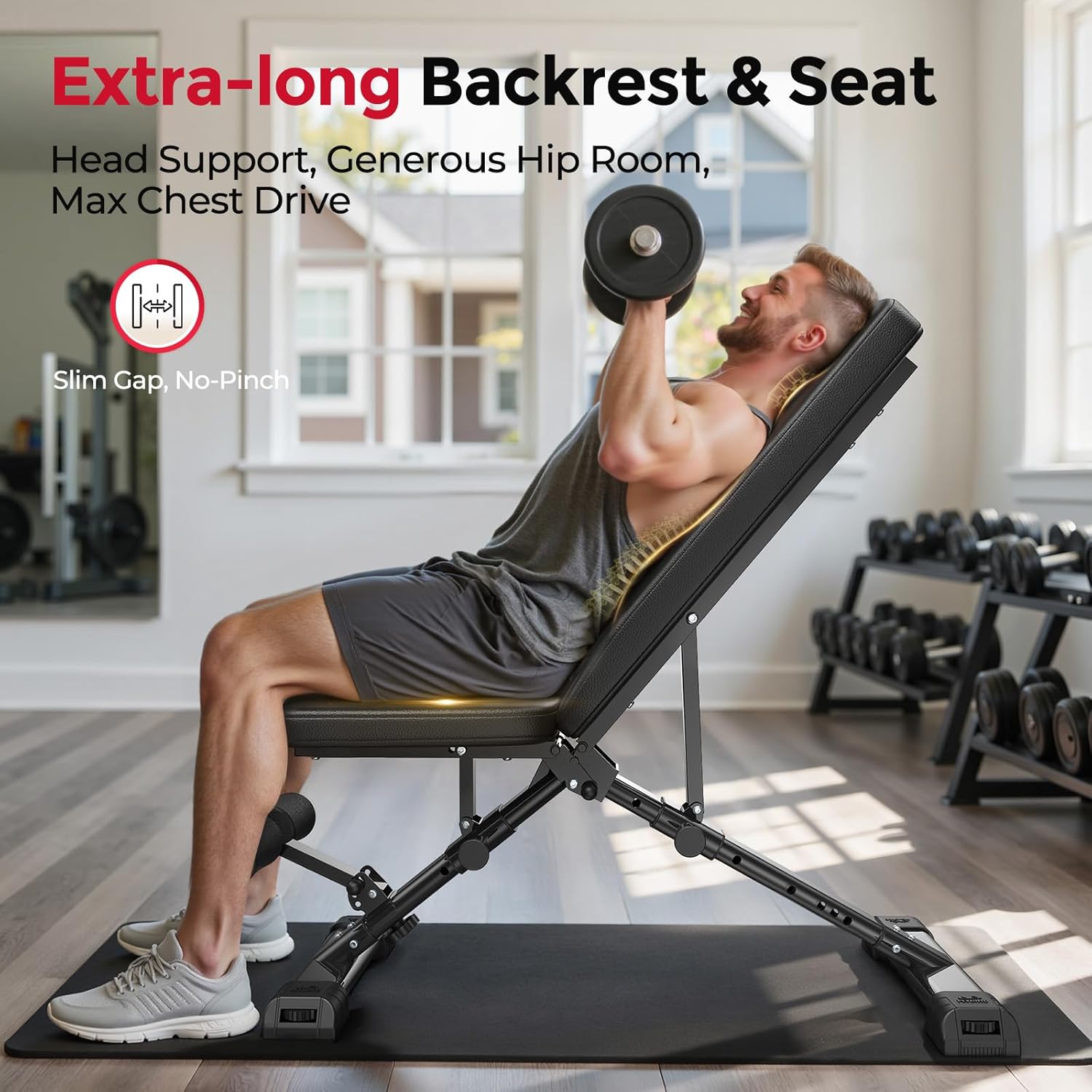 Home Gym Adjustable Weight Ben - Home Gym Weight Bench 评论和价格