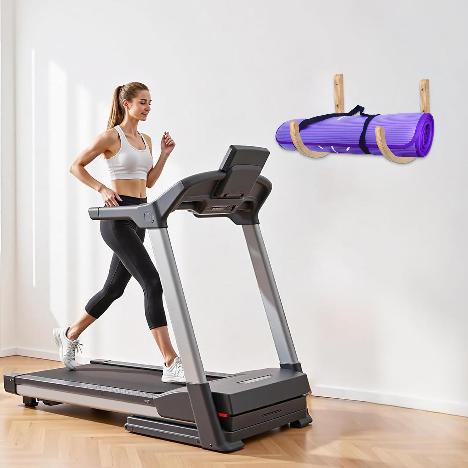 Yoga Mat Organizer 2 Pieces Wo - Home Gym Yoga Storage 评论和价格