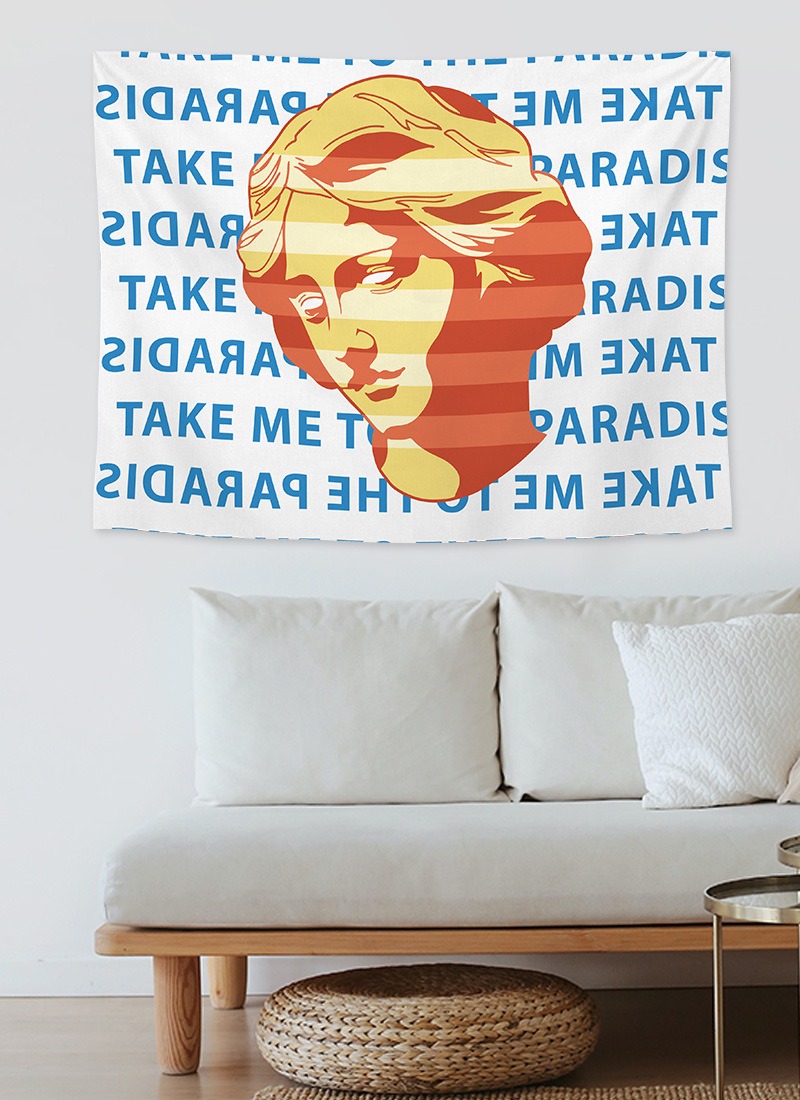 Abstract Cartoon Background Ha - Home Gym Decor 评论和价格