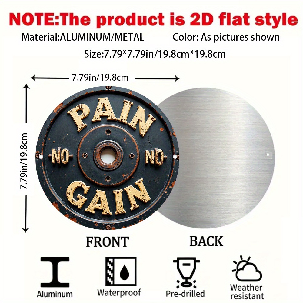 CIFBUY Vintage Weight Plate Al - Home Gym Interior Design 评论和价格