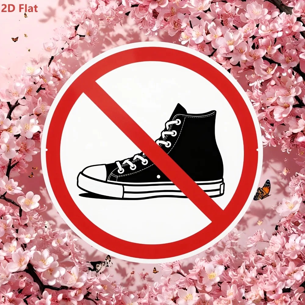 Rustic No Shoes Allowed Sign A - Home Gym Decor 评论和价格