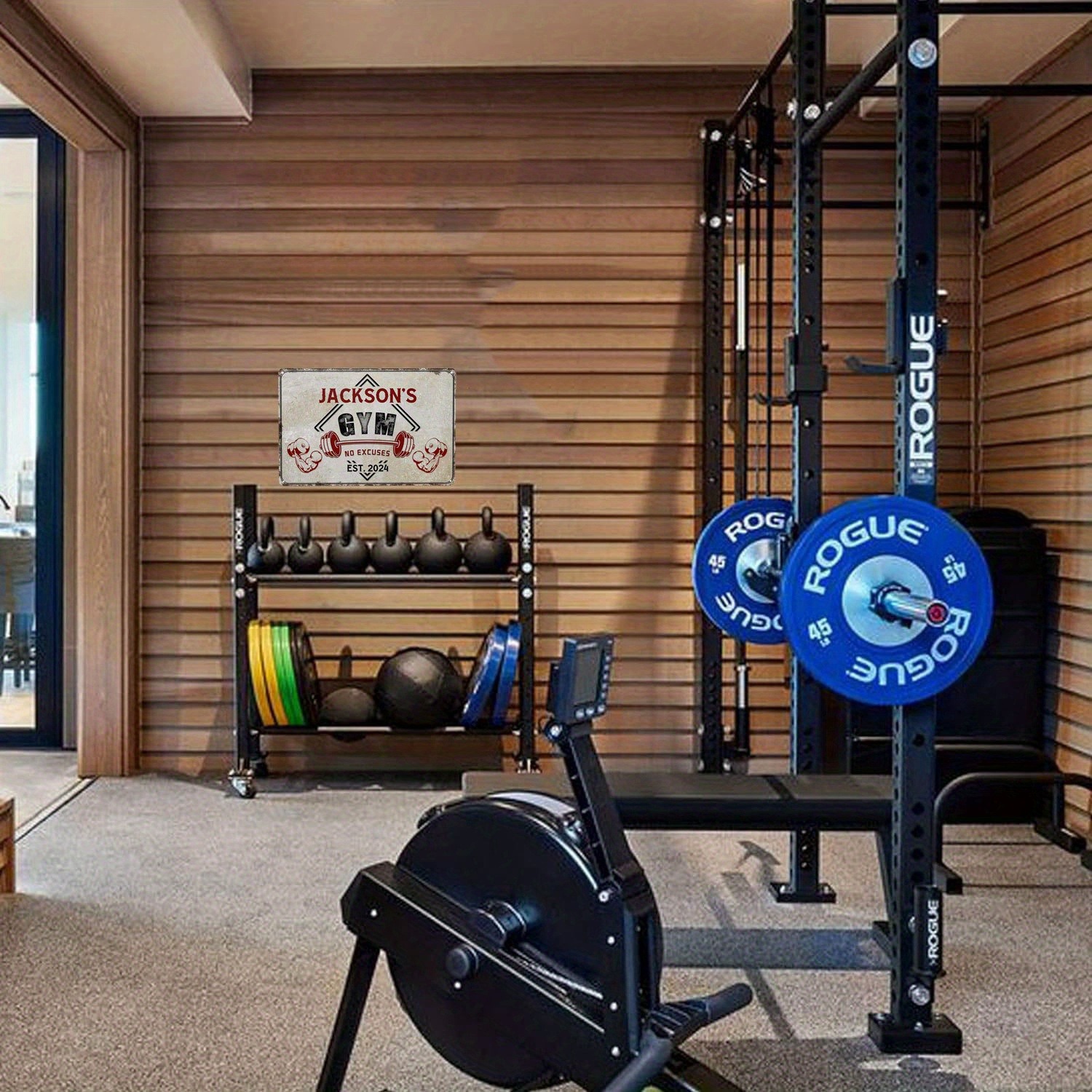 1pc Custom Name Gym Plaque,Per - Home Gym Decor 评论和价格