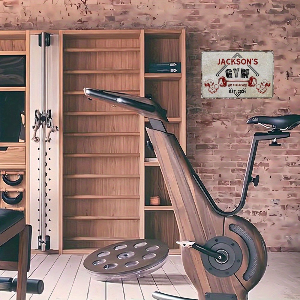 1pc Custom Name Gym Plaque,Per - Home Gym Decor 评论和价格