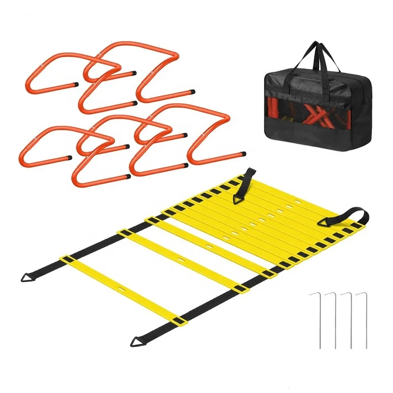 Adjustable Agility Hurdle Ladd - Agility Ladder Speed 评论和价格