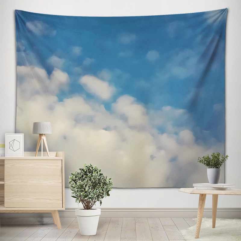 Melodious Clouds Art Tapestry  - Home Gym Decor 评论和价格