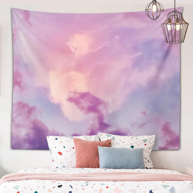 Melodious Clouds Art Tapestry  - Home Gym Decor 评论和价格