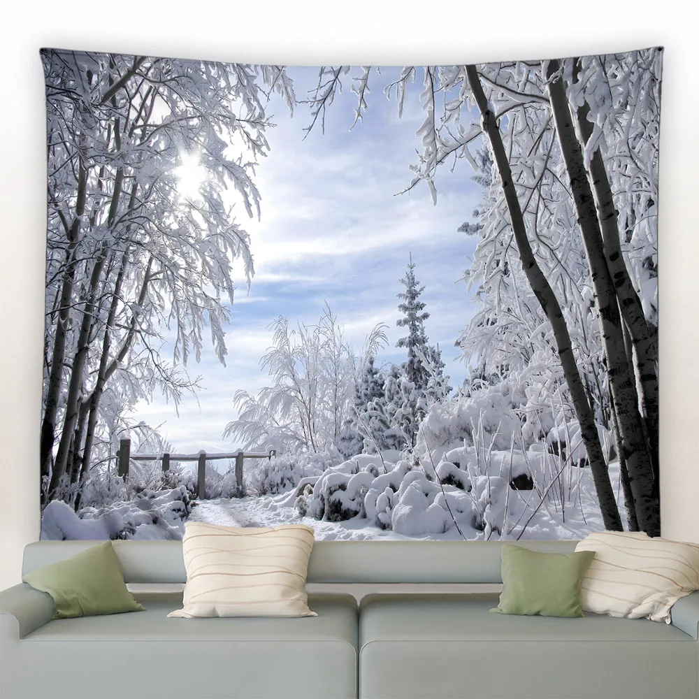 Christmas Tapestry Wall Hangin - Home Gym Decor 评论和价格