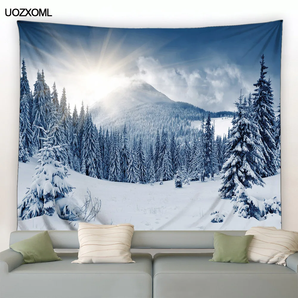 Christmas Tapestry Wall Hangin - Home Gym Decor 评论和价格