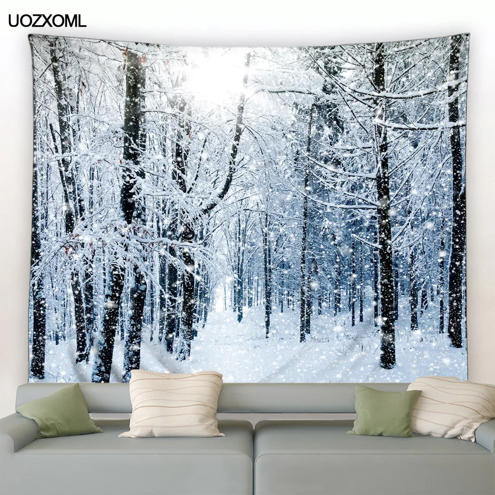 Christmas Tapestry Wall Hangin - Home Gym Decor 评论和价格