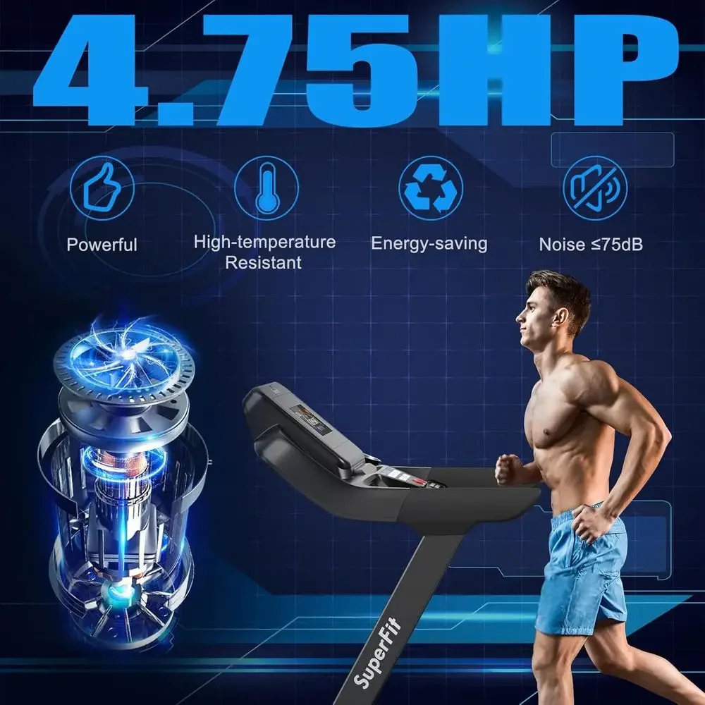 Heavy-Duty Treadmill with 4.75 - Home Gym System 评论和价格