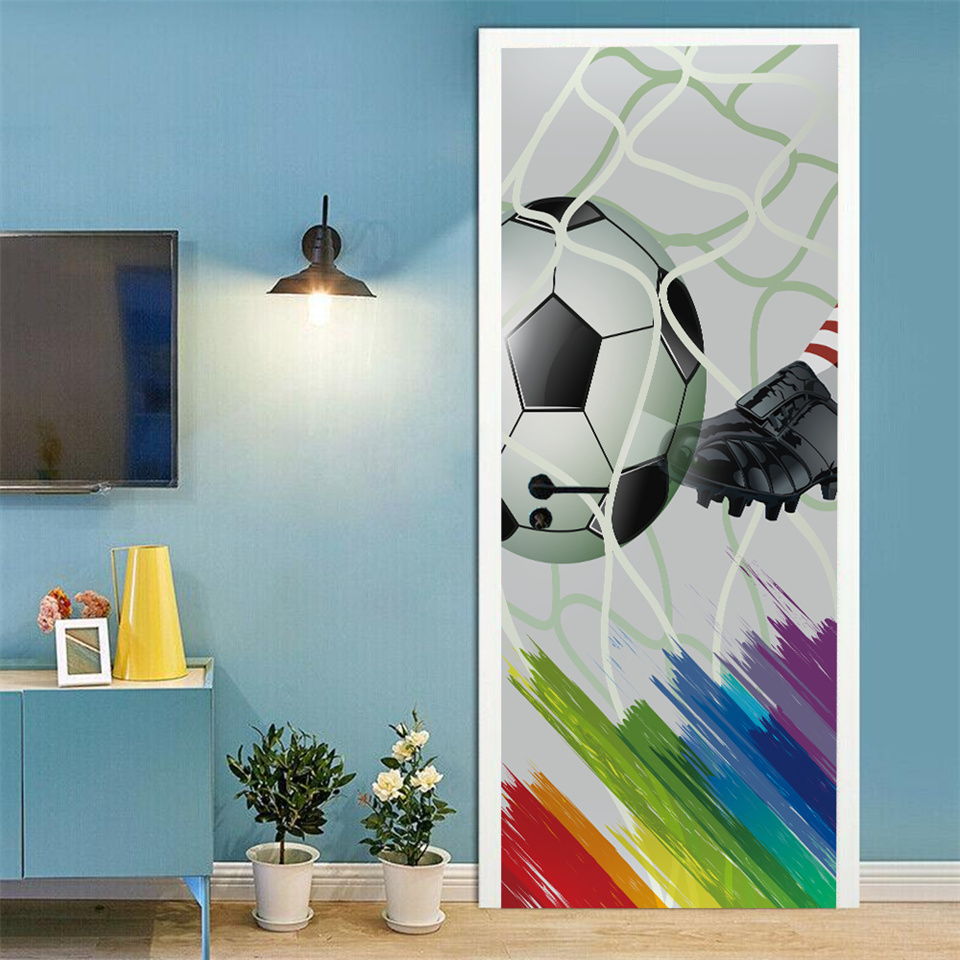 Football Basketball 3D Wallpap - Home Gym Decor 评论和价格