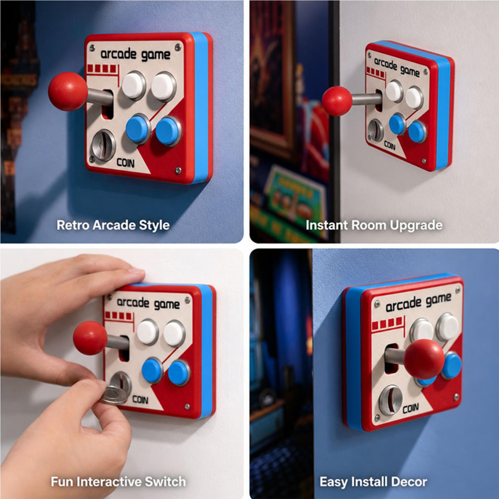 Creative Retro Arcade Game Lig - Home Gym Decor 评论和价格