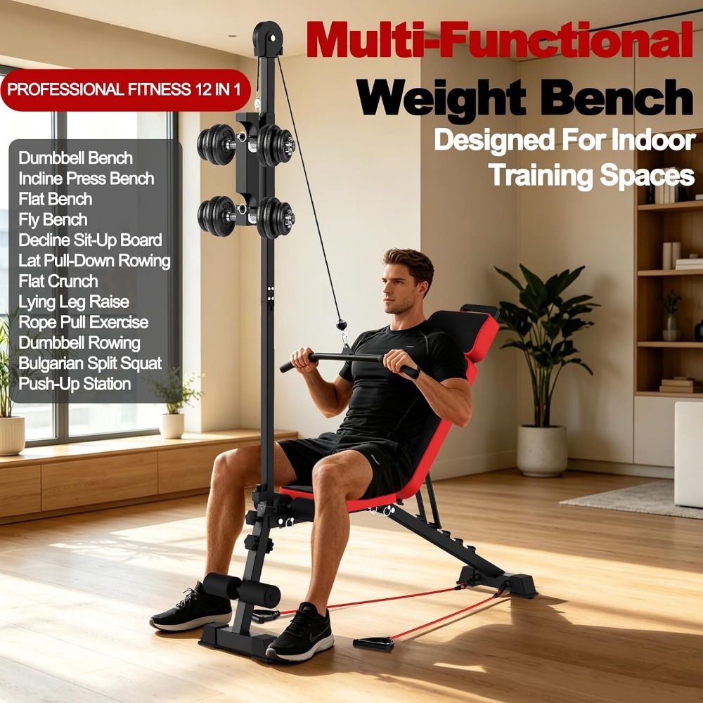 Multi-Functional Weight Bench  - Home Gym System 评论和价格