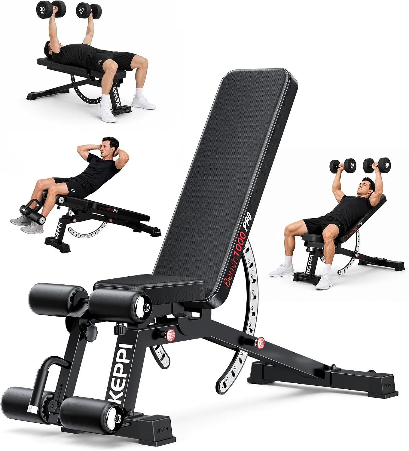 Adjustable Weight Bench 1200LB - Home Gym Weight Bench 评论和价格