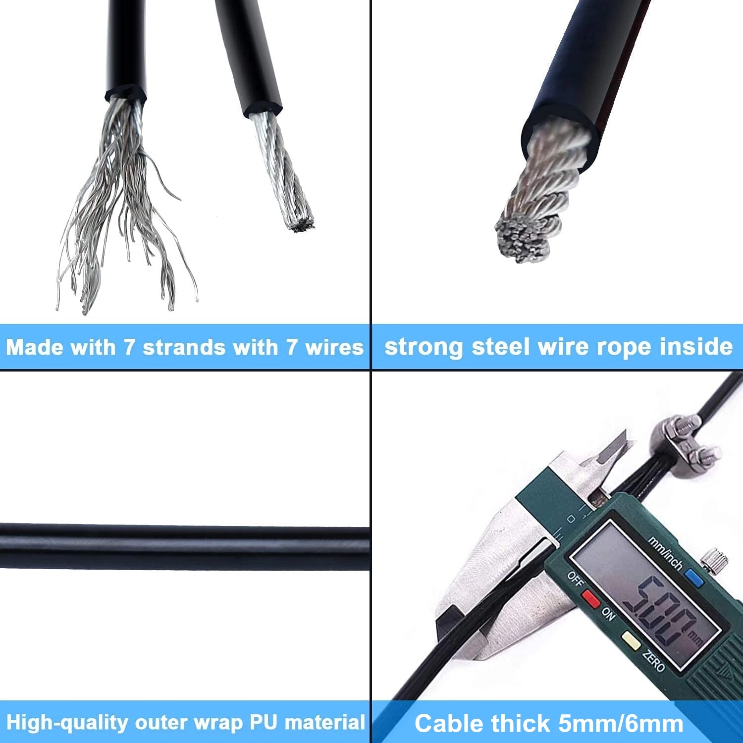 100Meters 4/5/6mm Thick Home W - Home Gym System 评论和价格