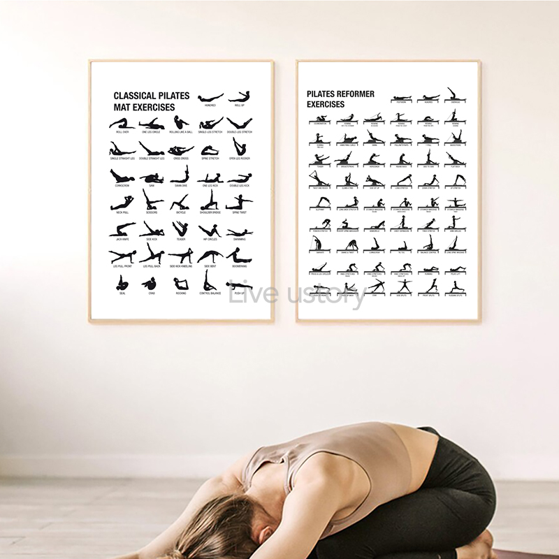 Frameless Pilates Workout Char - Home Gym Decor 评论和价格