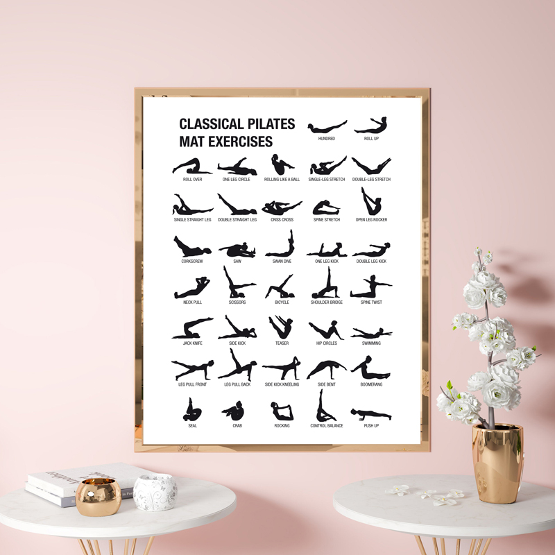 Frameless Pilates Workout Char - Home Gym Decor 评论和价格