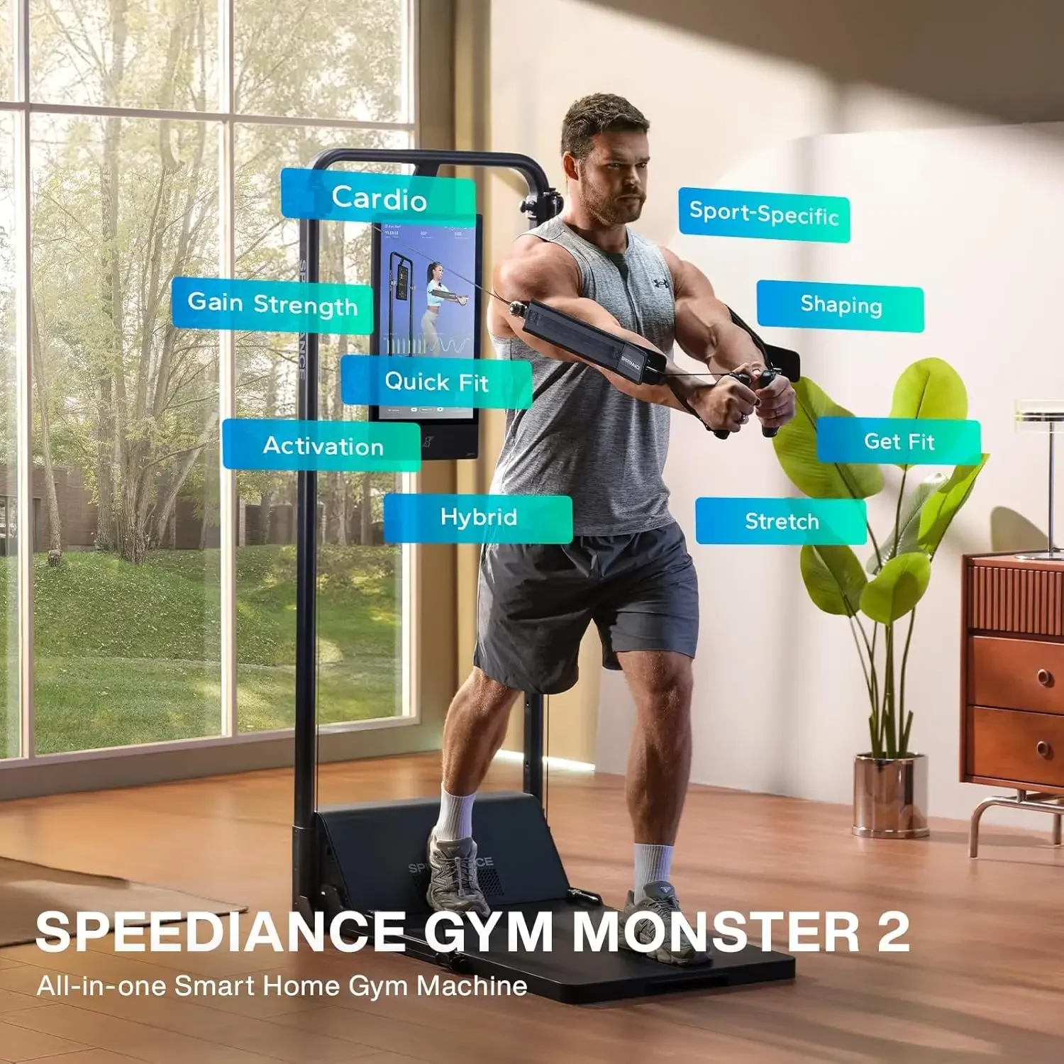 Gym Monster 2 Smart Home Gym A - Home Gym System 评论和价格